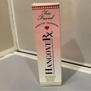 NIB Too Faced Full-size Auth Hangover RX Replenishing Face Primer Makeup Ret $44